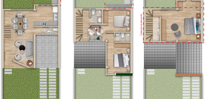 Conjunto Residencial KIRÚ – Casa Tipo «C»